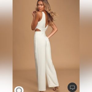 NWOT White Jumpsuit